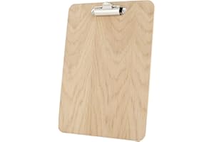 Chalkboards UK - Portapapeles, Madera, Madera, Natural, A5 (24 x 17.2 x 1.2cm)