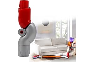 QiNu Flex Adapter für Dyson V12 Leicht Staubsauger, Knickelement für Dyson V12/V10Slim/Digital Slim Leicht Staubsauger, Schnellverschluss Unterer Adapter für Dyson V12/V10Slim/Digital Slim