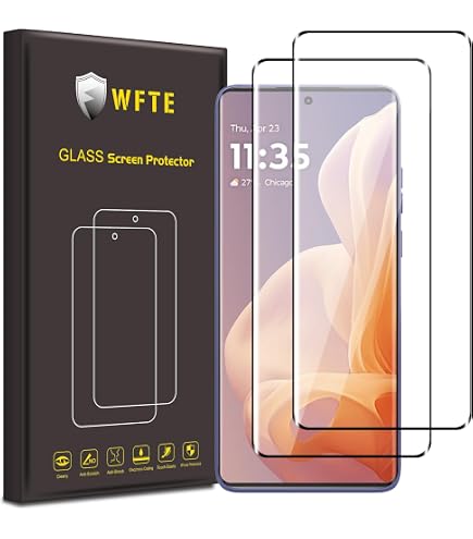 3 Pz Vetro Temperato Curvo Per Motorola Edge (2023) - Durezza 9H, Trasparente - Foto 3