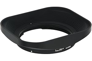 Haoge LH-ZV02 - Parasol de Objetivo Cuadrado de Metal para Voigtlander NOKTON Classic 35mm f1.4, 40mm f1.4 VM, Carl Zeiss Biogon T 35mm f2 ZM, 35mm f2.8 ZM, Planar T 50 mm f2 reemplazar LH-6