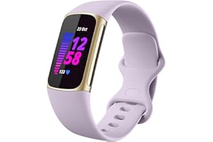 Dirrelo Cinturino Compatibile con Fitbit Charge 5 Cinturino, Morbido TPU Silicone Braccialetto, Sportivo Traspirante Impermeabile Flessibile Regolabile Cinturino per Fitbit Charge 5 Activity Tracker