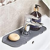 Water Retainer Faucet Mat - Protective Faucet and Under Sink Mat for Kitchen and Bathroom