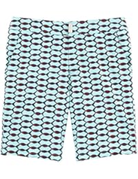 Bañador de corte largo y ajustado con estampado Fish Net - Hombres