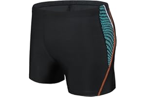AMZSPORT Bañador de Hombre Secado Rápido Bañadores Boxer con Cordón
