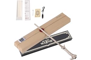 HLMNAKE Magie und Feuer Kraft Zauberstäbe mit Zauberpapier 3pcs, Zauberstab von Lord Voldemort, perfekt für Cosplay, Halloween und mehr