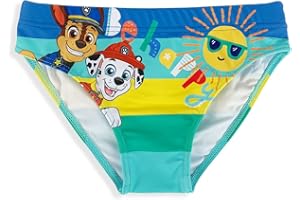 SUN CITY Costume da Mare Paw Patrol Ufficiale per Bambino Slip Bagno Piscina 5348