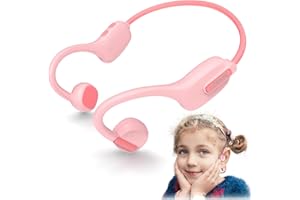 LOBKIN Kids Headphones Open Ear,Bluetooth 5.3 Air Conduction Wireless Lightweight Toddler Earbuds IPX5 Waterproof with Microphone for School,Home and Outdoor Activities Gifts for Boys Girls