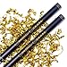 Produktbild ifancy 2Stk. XXL Luftschlangen-Shooter Gold 80 cm - Konfetti-Kanone Konfetti-Shooter Party-Popper für Hochzeit, Geburtstag, Silvester & Co.