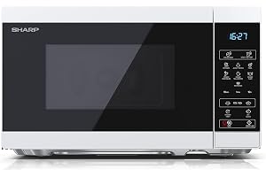 Sharp YC-MS02E-W mikrovågsugn Bänkdiskmaskin Enbart mikrovågsugn 20 l 800 W Svart