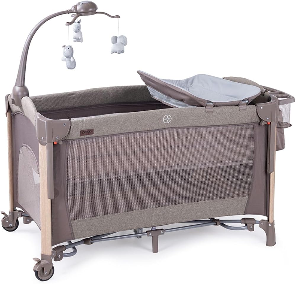 Prego Elips Plus Anne Yanı Oyun Parkı Beşik Park Yatak 70x120 Cm Park Yatak & Oyun Parkı Tek Ebat Bej