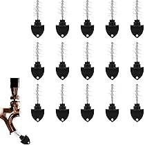 15Pcs Bier Tap Plug Borstels, Ontwerp Bier Kraan Nylon Grade Kraan Borstel Bier Kraan Cleaner Diepgang Bier Plugs Plug Bier Tap Cleaner Home Brew Accessoires
