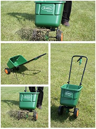 Scotts Seed and Fertiliser Rotary Spreader - 8kg Capacity Seed Spreader - Easy Fertiliser Spreader - Accurate Application - Each