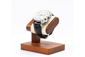 Oirlv Sencillo De Madera Maciza Reloj Titular, De Madera Reloj Titular, De Madera Reloj Titular, Reloj De Almacenamiento(Beige)