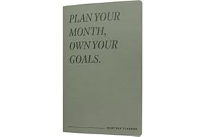 Kokonote Undated Planner - Matcha Latte Monthly Planner With 24 Months & Notes | University Essentials, Work From Home Essentials, Work Diary, Perpetual Calendar Book