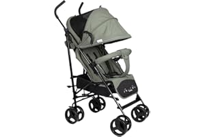 TATAWAY IN VIAGGIO SI CRESCE Tataway Passeggino Easy Walk Sage-Green – Eleganza, Comfort e Funzionalità per Bambini in Crescita, Perfetto per Ogni Passeggiata
