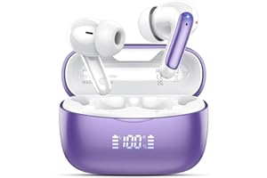 DBASNE AI Traducteur Vocal Instantané, Bluetooth 5.4 Ecouteurs sans Fil 56H Ecouteur Traducteur Instantané avec 164 Langues et 7 Modes de Traduction, ENC Réduction Antibruit Mic pour Voyage/Affaires/Études