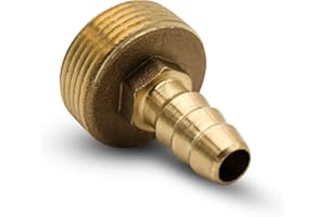 DOJA Barcelona | Boquilla Roscada para Tubo De Gas Butano | Pack 1 | 7/8" | Adaptador Para Regulador Gas | para Gas | Conector Manguera Gas | Conector Laton Gas Butano, Seguridad en tu Suministro