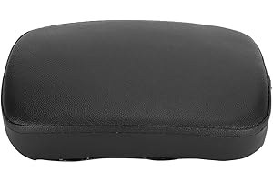 HAPIVIDA Almohadilla para Asiento de Motocicleta, Cojín Trasero Universal con 8 Ventosas y Cuero Sintético para Pasajeros, Accesorio de Motocicleta para Viajes Cómodos