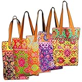 PANASIAM, NEU, bunte Schultertasche, auf festen Canvas (Hand)gedruckt, ein echter Hingucker, kleine Auflage, nur hier! Sommer-AKTION - 2