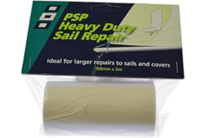 PSP MARINE TAPES LTD - Sail Repair Tape 100 x 2 mm, colore bianco