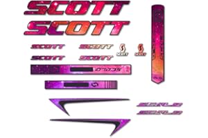 STAR SAM Autocollants compatible avec aveccadre Veló Scott Scale galaxy