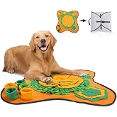 Nobleza Dog Smelling Mat, Interactive Snuffle Mat Toy, Intelligence Training Game, Portable Slow Feeding Mat, 70x70cm