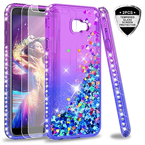 Leyi Galaxy J4 Plus Case With Tempered Glass Screen Protector