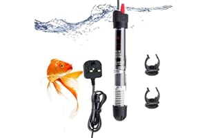 CAM2 New Aquarium Heating Rod 100W, with Temperature display Energy-saving Heater, Aquarium Diving Heater, Fish Tank Aquarium