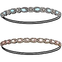 6x Damen Haarband – Dünnes Stirnband Aus Samt, Rutschfest, Einfarbig, Für Hochzeit, Alltag Oder Vintage-Look