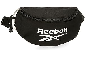 Reebok Boston Petit Sac Banane Noir 21,5x12x7 cms Polyester