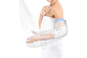 AOOWU Protezione Doccia Mano, Copertura Impermeabile Per Braccio, Riutilizzabile Copri Gesso Braccio per Doccia e Bagno, Gesso braccio per Adulto, per Mantenere la Ferita e la Benda Asciutte e Bagno