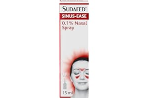 Sudafed Sinus Ease Nasal Spray (1x 15ml), Helps to Clear Nasal Passages, Targets Congestion and Provides Sinus Pressure Relief, Gets to Work in 2 Minutes, Lasts up to 10 Hours