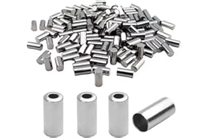 GXGM Lot De 100 Embouts de câble de frein,Utilisable pour câbles et gaines de frein vélo,Cable de frein vélo,Gaine frein velo,Embout cable de velo