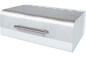 Laroom Panera, Acero Inoxidable, Blanco, Metal