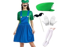 Ansamy Bruder Kostüm Kinder Erwachsene, Fasching Kostüm, Verkleidung Halloween Karneval Cosplay Costüm Outfit für Herren Jungen