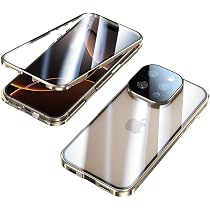 LIUKM Funda para iPhone 16 Pro MAX Protección 360° con Adsorción ...