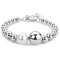 Brosway Collana Donna, Collana in Acciaio e Perle | Collezione Perfect - BPC50
