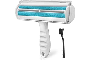 PETCOOZ Tierhaarentferner Fusselrolle, Wiederverwendbar Fusselroller für Katzenhaare Tierhaar, Hundehaarentferner, Selbstreinigend Haarroller Fusselbürste für Bett Sofa Teppich Möbel Kratzbaum