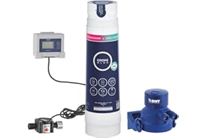 GROHE Blue filtr magnezowo-cynkowy do systemów filtracji GROHE Blue o pojemności 400 l, w zestawie z przepływomierzem i baterie, ref. 40875000