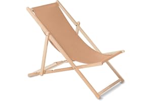 GREEN BLUE Greenblue Tumbona (cafe claro) hecha de madera de haya, disponible en 12 colores, práctica, cómoda …