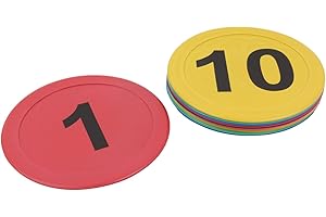 trenas Stabile Bodenmarkierungen mit Buchstaben oder Zahlen - 20 cm Durchmesser