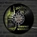 Produktbild ELLANM 12" Jack Daniels Whisky LED Vinyl Wanduhr Wandleuchte Hintergrundbeleuchtung Farbwechsel Vintage Handgefertigte Wohnkultur Kunst Lampe Fernbedienung