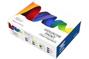 7 Artists Zestaw Gwaszów 12x40 ml | Malarstwo Guache | Gwasz | Gwasze | Zestaw Gauche | Tempera Gwasz | Tempera do Malowania | Kolory Tempery do Malowania | Tempera do Malowania