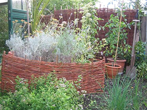 Beeteinfassung BAUERNGARTEN 120×60 aus Weide - 5