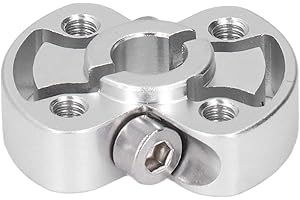 EVTSCAN-Klemmring, Aluminiumlegierung, rund, Universalloch, Hochgeschwindigkeits-Wellenklemme, 8 mm Mittellöcher