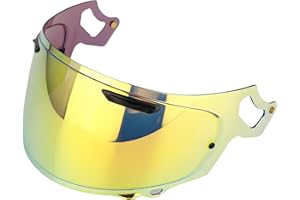 Guajiro - Visière Compatible avec Arai Vas-V | RX-7V Racing, RX-7V Evo, RX-7V RC, ConceptXE, Quantic, ConceptX, ProfileV | Protection Solaire UV, Anti-buée | Polycarbonate renforcé (Rouge)