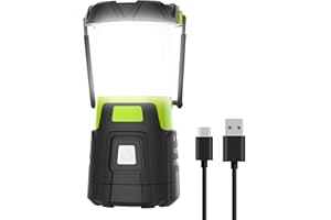 Maxesla 3 en 1 Lanterne Camping Rechargeable avec Poignée, Lampe Camping LED 1000 Lumens, 4 Modes de Lumière de Tente étanche à Intensité Variable pour Camping, Urgence, Randonnée, Pêche