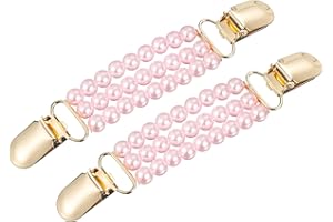 sourcing map Sweater Clips Cardigan Collar Clips Faux Pearl Dress Clips Back Cinch Clips for Women