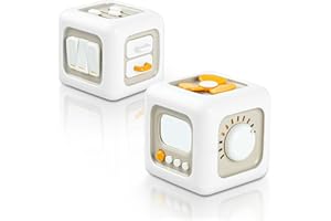 Loyzico 6 in 1 Montessori Spielzeug ab 1 Jahr, Baby Spielzeug von 1–3, Motorikwürfel Motorikspielzeug, Baby Geschenk ab 12 18 Monate Junge und Mädchen