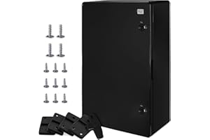 BOXEXPERT Custodia in plastica ABS, IP65, custodia a parete, custodia vuota, 600x400x200 mm, nero, custodia serie Fleet